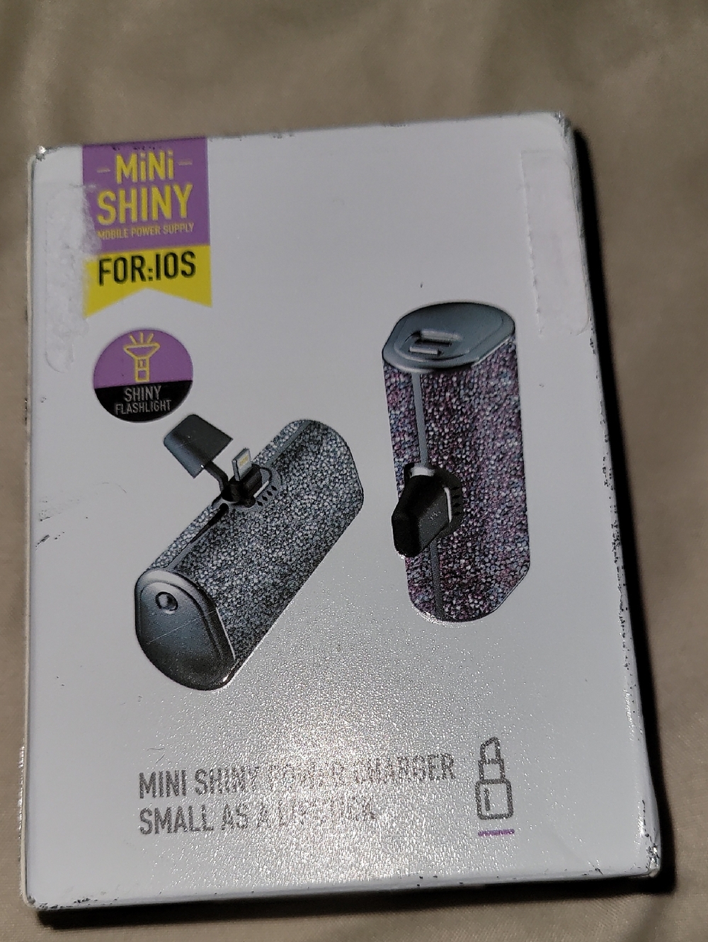 IOS Mini Shiny Power Charger